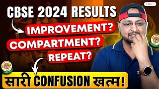 CBSE 2024 Results  Compartment  Repeat  Improvement  Complete Details  Physics Baba [upl. by Ahsiuqel535]