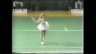 Chrissie Evert in the mid70s vs WadeCourtGoolagong [upl. by Hansen650]