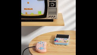 G5 Retro Game Console with 500 Builtin Nostalgic Games [upl. by Yliak]