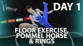 Men’s Apparatus Finals Floor  Pommel Horse  Still Rings Highlights [upl. by Iona579]