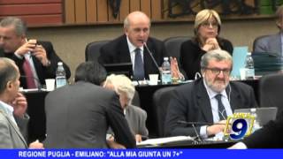 Regione Puglia  Michele Emiliano quotAlla mia Giunta un 7quot [upl. by Willette694]