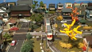 Japanese Model Train Layout  Type 600 Enoden Railway [upl. by Eciuqram215]