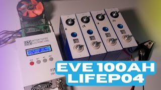 Тестування Lifepo4 LFP акумуляторів EVE 100Ah LF100 ZKE EBCA20 проти Atorch DL24 [upl. by Napoleon]