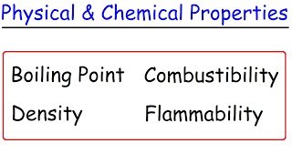 Physical vs Chemical Properties [upl. by Toby]