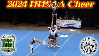 2024 HHSAA Cheer Comp  Waiakea High School 4K [upl. by Nylirem60]