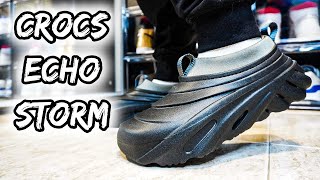 EL ULTIMO MODELO DE CROCS  CROCS ECHO STORM [upl. by Nimsaj]