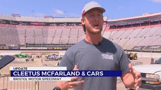 Cleetus McFarland hosts Cleetus amp Cars at the Bristol Motor Speedway [upl. by Niffirg]