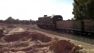 SNCFT DN307 amp DN312 arriving at Gafsa [upl. by Amling759]