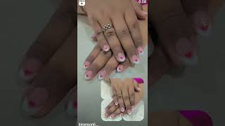 Gel overlay with gel polish comment likeforlikes like virqlshorts nailart nailstyle [upl. by Carlynne640]