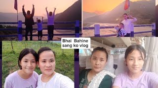 Bhai Bahine sang ko vlog 🥰 manthali Ramechhap 💜 Sangita Tamang [upl. by Bury]