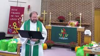 Sermon for October 20 2024 Calvary Lutheran Church Mt Airy MD [upl. by Engel]