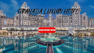 Granada Luxury Belek Hotel 4K Room Review [upl. by Ayram]