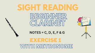 🎶 Improve your CLARINET sightreading 🎶 [upl. by Adnawahs36]