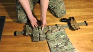 Airsoft battle belt setup TYR gunfighter [upl. by Noiemad]