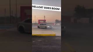 😂😂😂 funny fail burnout drift drifting hellcat srt cars carshorts youtubeshorts shorts [upl. by Eustashe]