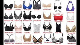 24 Types of Bras Preferred by the Women [upl. by Barty226]