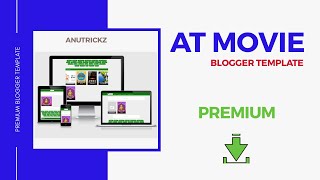 AT MOVIE BLOGGER TEMPLATE PREMIUM DOWNLOAD NOW FREE🔥🔥 [upl. by Eenahc]