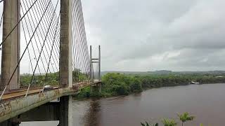 Ponte Binacional FrancoBrasileira Brasil x Guiana Francesa [upl. by Occor]