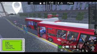 KICKDOWN 468 Bus Route  Croydon Roblox [upl. by Aloisius19]