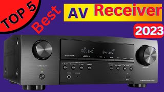 top 5 best av receiver in 2023 with dolby atmos 2023 [upl. by Zitella400]