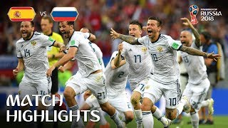 Spain v Russia  2018 FIFA World Cup  Match Highlights [upl. by Killian]