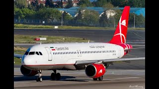 Qeshm Air Airbus 320 Landing at San Diego International Airport [upl. by Treharne]