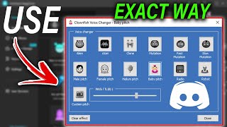 How To Use Clownfish Voice Changer on Discord  Full Guide [upl. by Akselav]