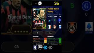 Franco baresi efootball stats [upl. by Zebulen]