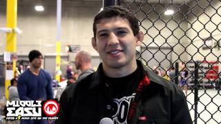 Gilbet Melendez knows Nick Diaz will be on his back when he fights GSP so theyre preparing for it [upl. by Yror841]