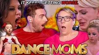 Reacting to STRESSFUL Dance Moms episodes with MY DANCE MOM part 7 [upl. by Jelsma376]