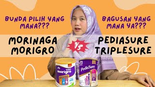 Saingan Berat Morinaga Morigro VS Pediasure Triplesure [upl. by Claudie]