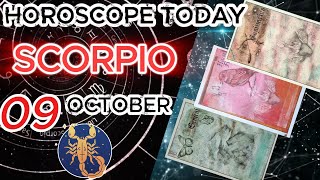 🦂 SCORPIO Daily Horoscope Oct 9 2024  🔮LUCKY CHARMS Revealed  💥DEADLY Power Shift [upl. by Vod704]