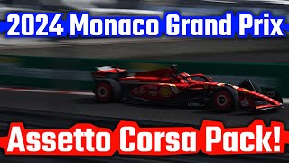 2024  Formula 1 World Championship  Monaco Grand Prix  Assetto Corsa Mod Pack [upl. by Leseil660]