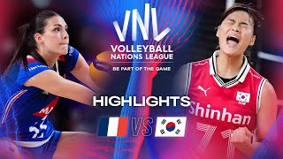 🇫🇷 FRA vs 🇰🇷 KOR  Highlights  Week 3  Womens VNL 2024 [upl. by Inor]