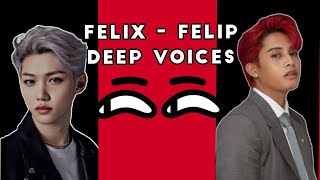 SB19 FelipKen and StrayKids Felix  Deep Voice  FandomEditing [upl. by Maddi]