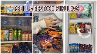 ASMR Restock and Refill isi kulkas part 1✨ [upl. by Lynnell]