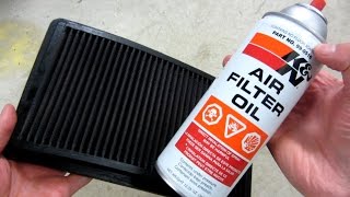 KampN Air Filter  How to Clean with Tide 100000 miles [upl. by Pepe]