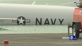 Navy unveils plan to salvage aircraft in waters of Kaneohe Bay [upl. by Odel]