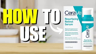 How To Use Cerave Retinol Serum Quick Guide [upl. by Anyar74]