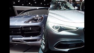 2017 Alfa Romeo Stelvio vs 2018 Porsche Cayenne [upl. by Xuagram]