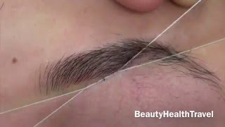 Eyebrow Threading by Boss Brows in LA [upl. by Stent]