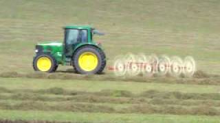 Rotary Hay rake 12 wheel [upl. by Pedaiah]