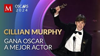 Cillian Murphy gana Oscar 2024 como Mejor Actor con Oppenheimer [upl. by Crockett]