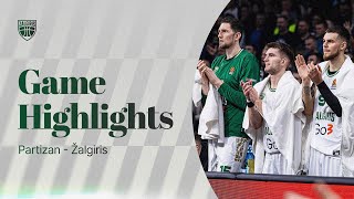 Partizan  Žalgiris  Game Highlights  20241203 [upl. by Simonsen]