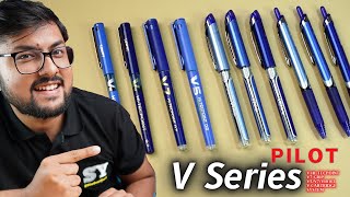 Pilot Vseries  V5V7V10  Cartridge system  Grip  Rt Series  Best Rollerballs for Students 🔥🔥 [upl. by Stanzel]