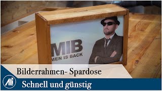 ✅Bilderrahmen Spardose ⎮ Das Projekt geht in die Hose ⎮ DIY [upl. by Treblig]