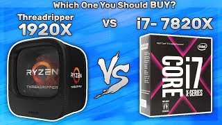 Threadripper 1920X vs I7 7820X  Benchmarks  Comparison  Overclocking  GTX 1080Ti [upl. by Ayres584]