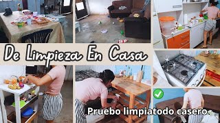 💯De Limpieza En Casa✅ 😃Pruebo Limpiatodo Casero😲❤Orden Y Limpieza En Mi Hogar🏡 Casa Muy Sucia😓😳 [upl. by Airdnua]