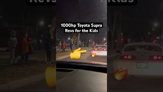 Toyota Supra makes kids go CRAZY  ❤️ SUBSCRIBE [upl. by Marba]