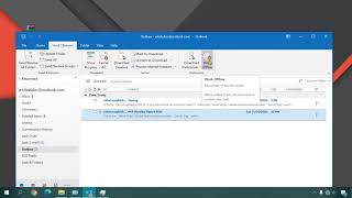 How to fix if Mail stuck in Outlook outbox [upl. by Rahab]